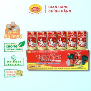 Cháo sen bát bảo Minh Trung 365g - CSBB 24(thùng 24 lon)