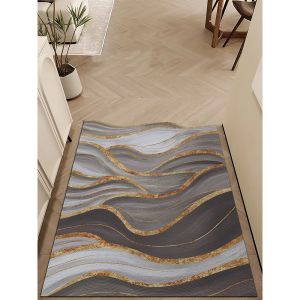 Keset Karpet Lantai Aesthetic Bahan Kulit dan Anti Kusut /Karpet Kamar Tidur/Karpet Ruang Tamu/Keset Dapur Panjang Anti Slip/Keset Kamar Mandi/Keset Kaki/Keset Kamar Tidur/Keset Anti Slip/Keset Pintu Masuk/Keset Anti Kotor/Keset Lantai Kulit Custom - P055
