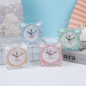 JIJES Luminous Luminous Alarm Clock With Light Cute Small Desk Clock Portable Rural Silent Alarm Clock