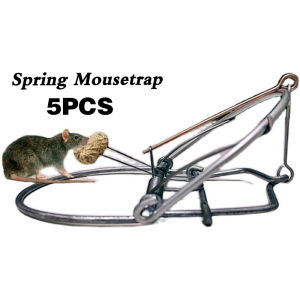 5Pcs Metal Spring Mousetrap Repeller Rat Trap Spring Load Mouse Trap Catcher For Catching Mouse