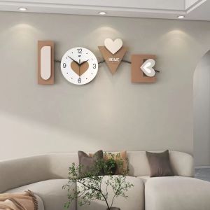 Minimalist Nordic Modern Quartz Art Wall Clock Creative Mute Large Fashion Clocks Home Living Room Restaurant Entrance Decorative wall watch 78x28cm