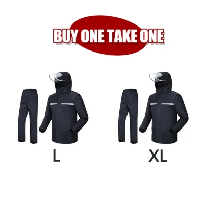 High-Quality Raincoat Set Motorcycle Rider Upgraded Waterproof Thick Jacket And Pants Split Set Raincoat With Reflector Rainsuit Raincoat Rain Coat