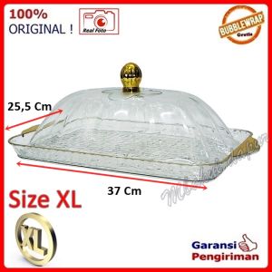 Food Tray Nampan Saji Transparan Aesthetic DengaFood Tray Nampan Saji Transparan Aesthetic Dengan Tutup Wadah Buah Dan Roti Serving Plattersn Tutup Wadah Buah Dan Roti Serving Platters