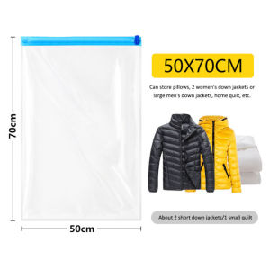 New Upgrade Vacuum Sealer Bag with Air Pump Reusable Travel Storage Bag Clothes Travel Storage Bag Outdoor Compression Backpack Luggage Bag
