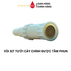 Vòi xịt tưới cây xịt rửa chuồng trại đầu tưới chỉnh được tầm phun xa rộng
