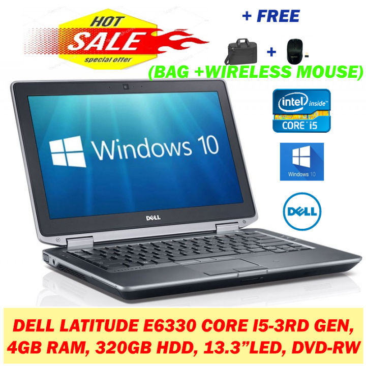 DELL LATITUDE E6330 (CORE I5-3RD GEN, 4GB RAM, 320GB HARDDISK