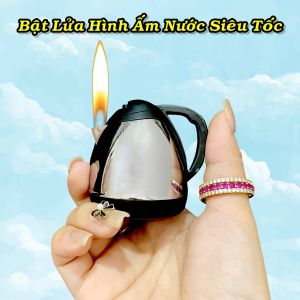 HCM Bật Lửa Xài Gas Hình Bình Đun Nước Siêu Tốc Độc Lạ