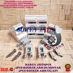 ROKER PLATUK KLEP ARM EX API IN MINYAK TRITON 4N15 PAJERO DAKAR 2019 UP 1SET 8PCS 1025A521 332