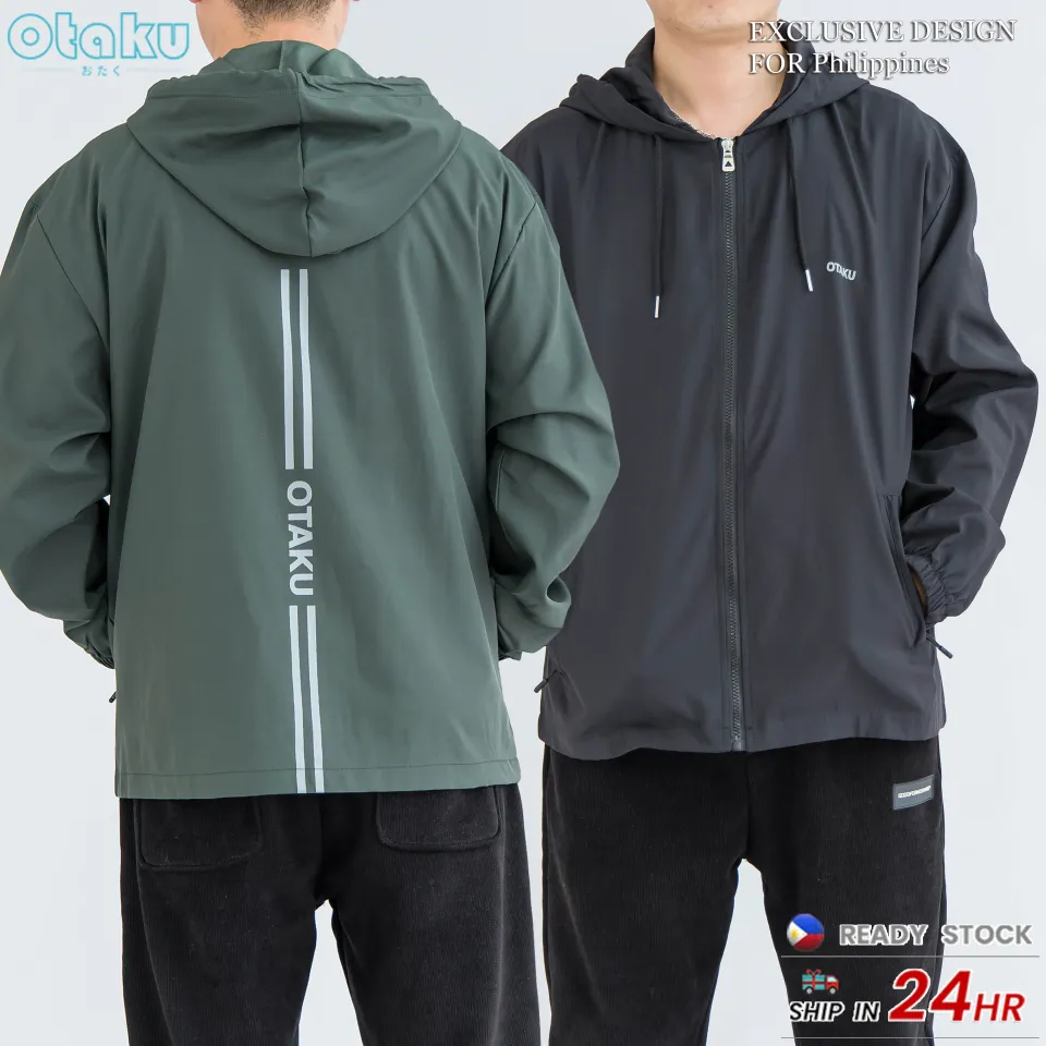 OTAKU Men's Outdoor Jacket Hooded Windproof Korean Trendy Jacket - Main Image