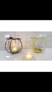 Hollow Out Pumpkin Figurine Tealight Holder Metal Candlestick Table Centerpieces Decors for Halloween Parties