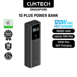 [CCC Power Bank] CUKTECH 10 Plus Power Bank 120W Fast Charging 15000mAh Powerbank Portable Charger PB150P