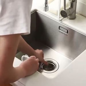100pcs Sink Filter Net Kitchen Sewer Drain Outlet Washbasin Anti-blocking Filter Bag Garbage Net