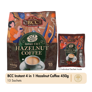 BCC Instant Coffee Kopi Segera 即溶咖啡 | Hazelnut Coffee 450g