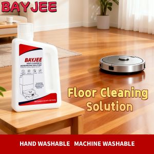 BAYJEE Multi-Surface Deodorizing Floor Cleaning Liquid Solution Detergent For ECOVACS Roborock Xiaomi Dreame Robot Vacuums 750ML