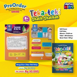 Teka-Teki Shalih Shalihah Liburan Seru Penuh Ilmu dan Nilai Islami Activity Book Usia 8+ Buku Islami Anak FULL COLOR Penerbit Arafah Kids