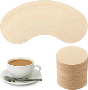 800Pcs Round Coffee Filter Paper Unbleached Eco-friendly Coffee Filters 1-4 Cup Drip Coffee Paper Bulk Disposable Coffee Filters