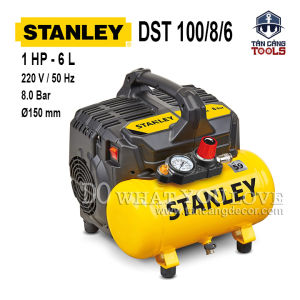 Máy Nén Khí Không Dầu 6 Lít 1.0 HP Stanley FatMax DST100/8/6 ( Siêu Giảm Âm )