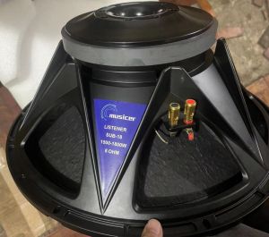MUSICER Listener SUB-18 1500-1800W 18 Inch Professional Sub Bass Speaker(Aluminum Basin Stand)
