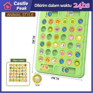 Memory Chess Board Game Flip Chess Mainan Edukasi Anak Catur Board Game Mainan Flip Chess Edukasi Papan Memories Permainan Melatih Fokus