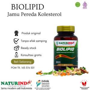 Obat herbal penurun kolestrol Biolipid Naturindo