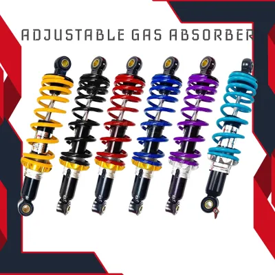 ADJUSTABLE GAS ABSORBER V1 V2 280MM 330MM 340MM EX5 WAVE 100 110 125 DASH SRL 110 115 KRISS RXZ FUTURE E-BONUS SYM