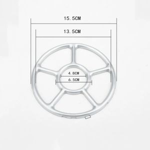 15.5cm Stainless Steel Gas Stove Bracket Stand Universal Pan Rack Stove Small Pot Rack
