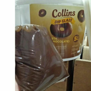 Collins Glaze COKLAT 500gr Topping Donat  REPACK
