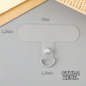 Mika Gantungan Casing Case HP Cantolan Konektor Klip Bening Universal Holder Tali Handphone