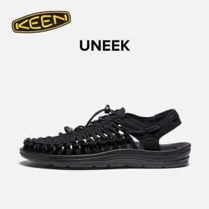 2025 Original Keen UNEEK Mens Quick Drying Outdoor Sports Sandals Mens Beach Sandals Breathable Casual Shoes Sandals Woven Rope Shoes Hiking Shoes