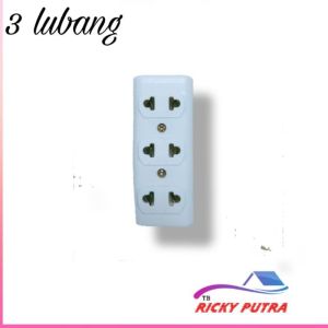 Stopkontak Tipis 2 3 4 lubang / Colokan listrik / Terminal Listrik