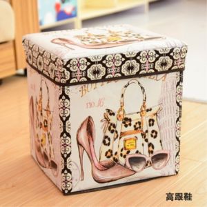 [Free Shipping] Retro Multifunctional Storage Stool Storage Seat Stool Sofa Shoe Changing Stool Toy Storage With Lid