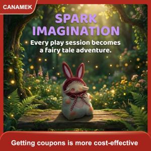 【CANAMEK】 Handmade Fantasy Cổ Tích búp bê sang trọng hộp sưu tập ELF đồ chơi cho trẻ em trang trí phòng