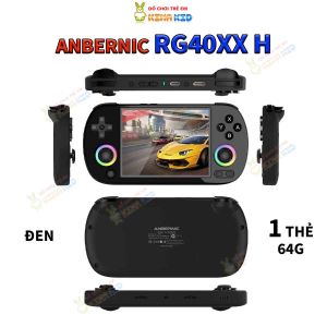 Máy chơi game cầm Anbernic RG40XX H màn hình IPS 4 Inch tặng thẻ nhớ 64G cài sẵn 5000 game chơi được PSP PS1