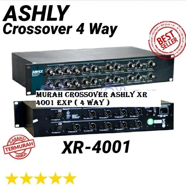 Murah Crossover Ashly XR 4001 exp ( 4 way ) Crossover Hifi Rca