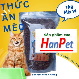 Hanpet Mix 1kg Thức ăn cho Chó trên 4 tháng tuổi