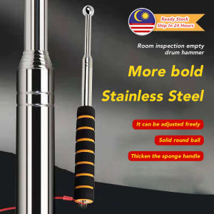 200cm Hollow Tiles Checker Thickened Telescopic Rod Detection Hammer For House Decoration Inspection House Inspection Rod