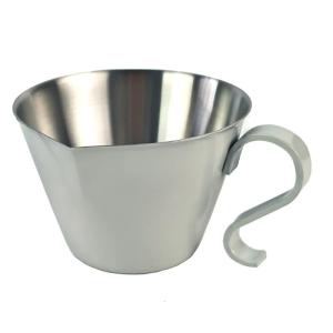 ที่ทำฟองนมถ้วยทำฟองชงกาแฟขนาด100มล. เนื้อสแตนเลสเหมาะสำหรับผู้ที่ชื่นชอบลาเต้อาร์ตและกาแฟ