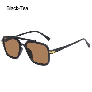 GLASSES VIEW Vintage Square Metal Frame Eyewear Tony Stark Sunglasses Sun Glasses Sun Glasses Eyeglasses for Men Women