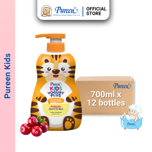 Pureen Kids Yogurt Plus Prebiotic Head To Toe Wash 700ml (Carton Sale)