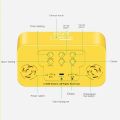 100% Authentic TRANSFORMERS Alarm Clock with Luminous Night Light Kids Clock Anti-fall USB charging Support Wireless/Wired Use 0122. 
