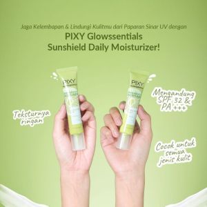 PIXY GLOWSSENTIALS SUNSHIELD DAILY MOISTURIZER 20G | Pelembab Wajah