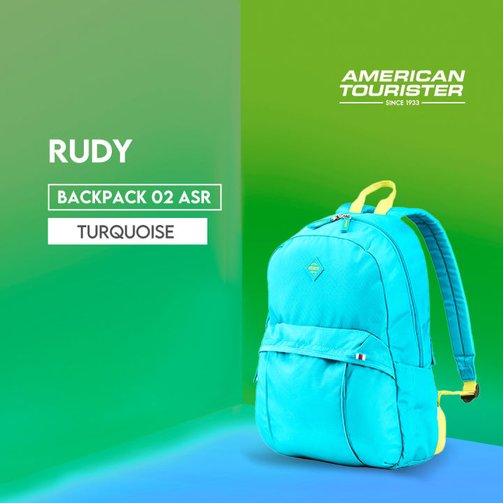 American Tourister Rudy Backpack 02 ASR – Turquoise Backpack