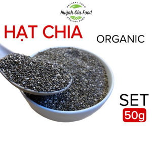 Hạt Chia Úc Organic Thượng Hạng Set 50g