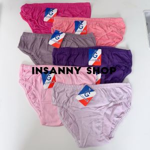 Women Underwear Plain Panty High quality COTTON Pantiese 12pcs-6pcs