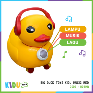 Mainan Anak Bebek Dorong Big Duck Toys Kidu dengan Music dan Lagu Kidu Toys