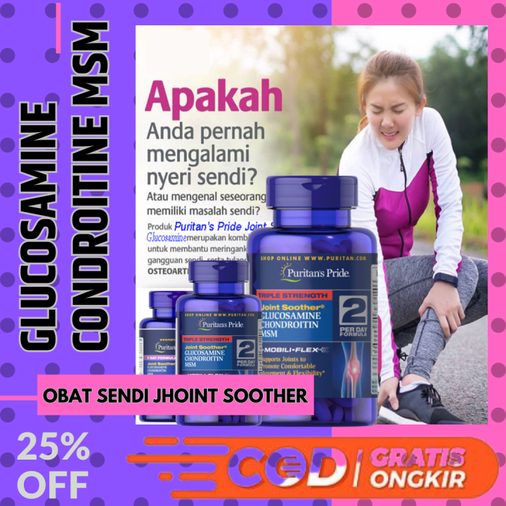 GLUCOSAMINE CONDROITIN MSM JOINT SOOTHER ORIGINAL OBAT SENDI NYERI