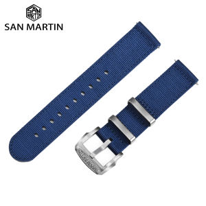 San Martin Quick Release Nylon Strap Premium Quality Sport Simply Style Watch Band For Men Women 20mm Watches Parts2026