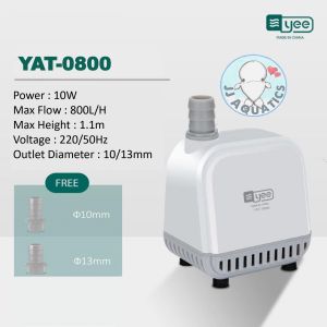 YEE YAT Aquarium Submersible Water Pump Bottom Suction Pump Mini Aquarium Super Silent Anti Burnt Design
