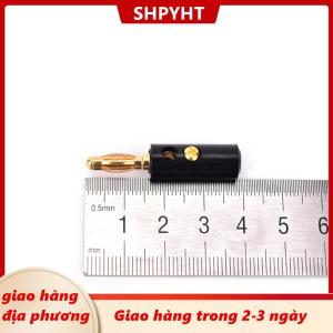 [COD] SHPYHT Giao hàng địa phương 10 cái lốc âm thanh loa vít chuối vàng tấm Phích cắm kết nối 4mm
