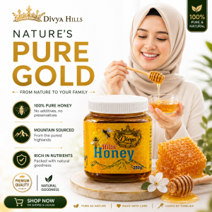 Madu Asli Kelulut 100% Pure Organic Honey Natural Wild Honey Raw Honey Natures Pure Gold Honey - 250g - 100% Pure & Natural - No Additives - Mountain Sourced - Rich in Nutrients - Premium Quality - Made with Care - Loved by Families